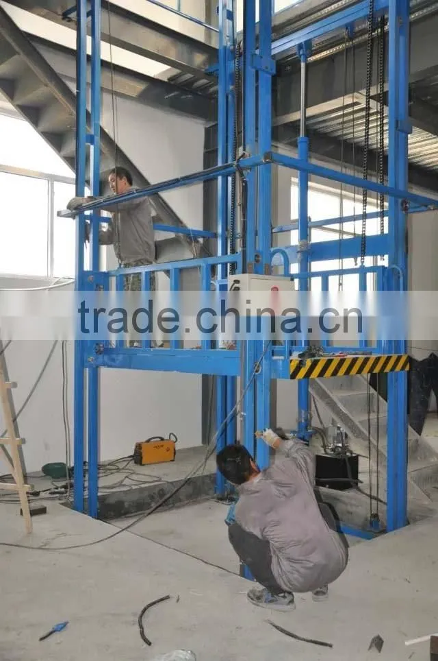 Electric home small elevator guide rail lift
