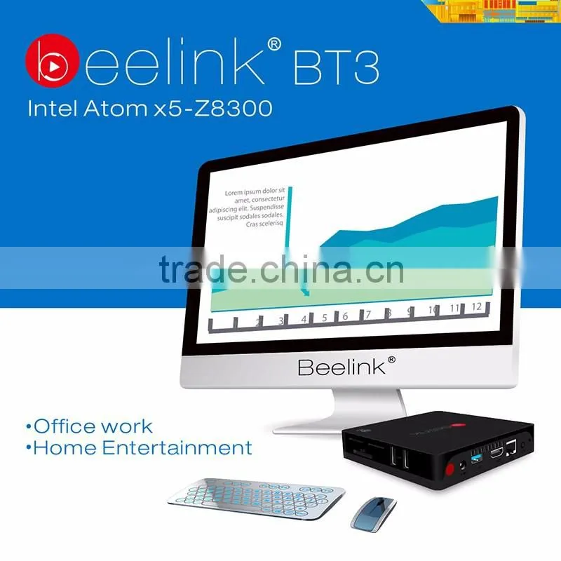 OEM BT3 Intel Atom X5-Z8300 RAM 2GB ROM 60GB Download User Manual For Android MX Internet TV Box