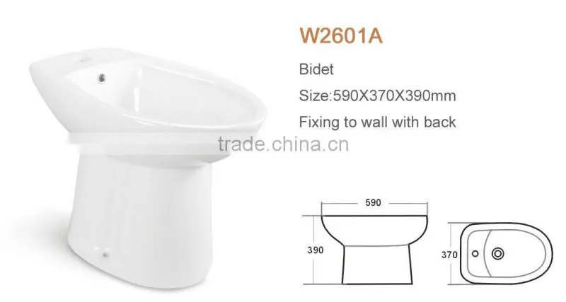 Sanitary ware bathroom simple ceramic bidet W2601
