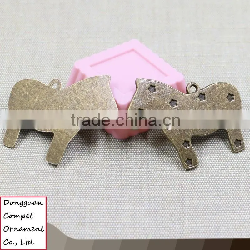 Compet wholesale diy jewelry zinc alloy animals deer and sheep pendant