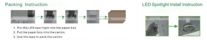 2011 High power adjustable led spot light