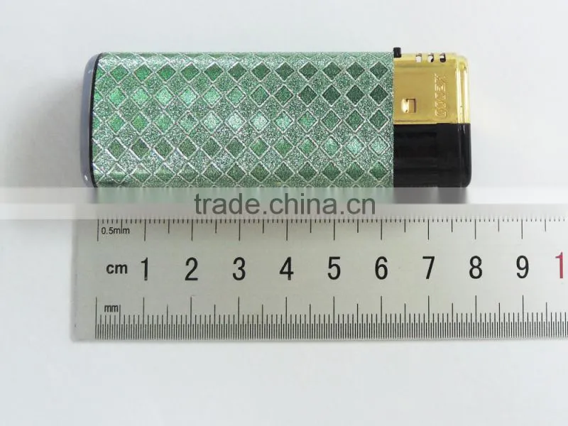 Brand new rechargeable electronic windproof cigarette gas refill lighter wrap paper cigar lighter