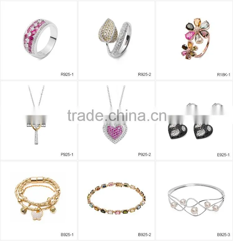 Guangzhou factory OEM 925 sterling silver zircon ring,customize 9k,14k,18k jewelry