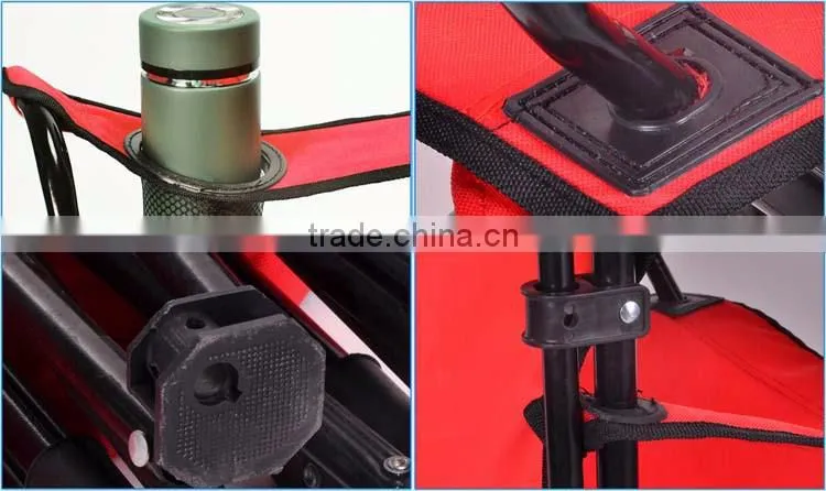 Outdoor Beach Folding Chair Treadle Armrest Outdoor Aluminium Folding Beach Chair