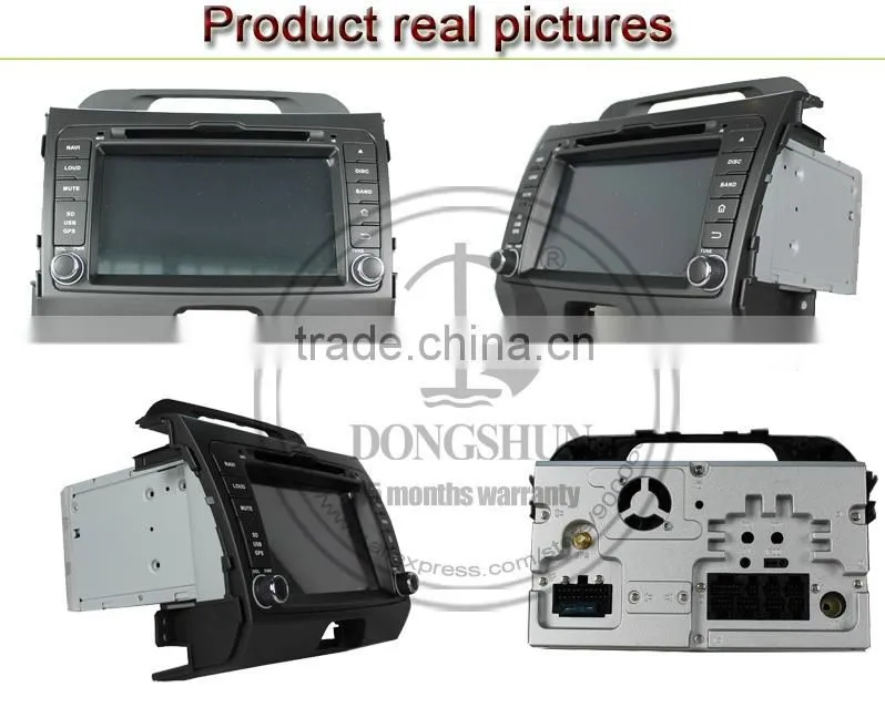 7" Sportage 2010-2012 Pure android 4.2.2 car DVD with GPS 3G/WIFI