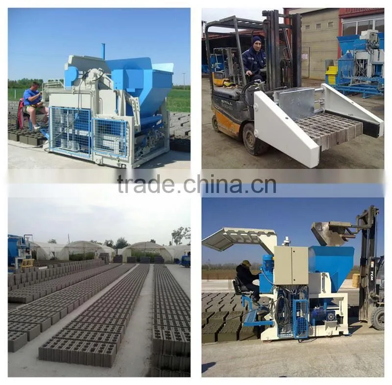 FL10-15 egg laying hollow brick making machine ,concrete molds