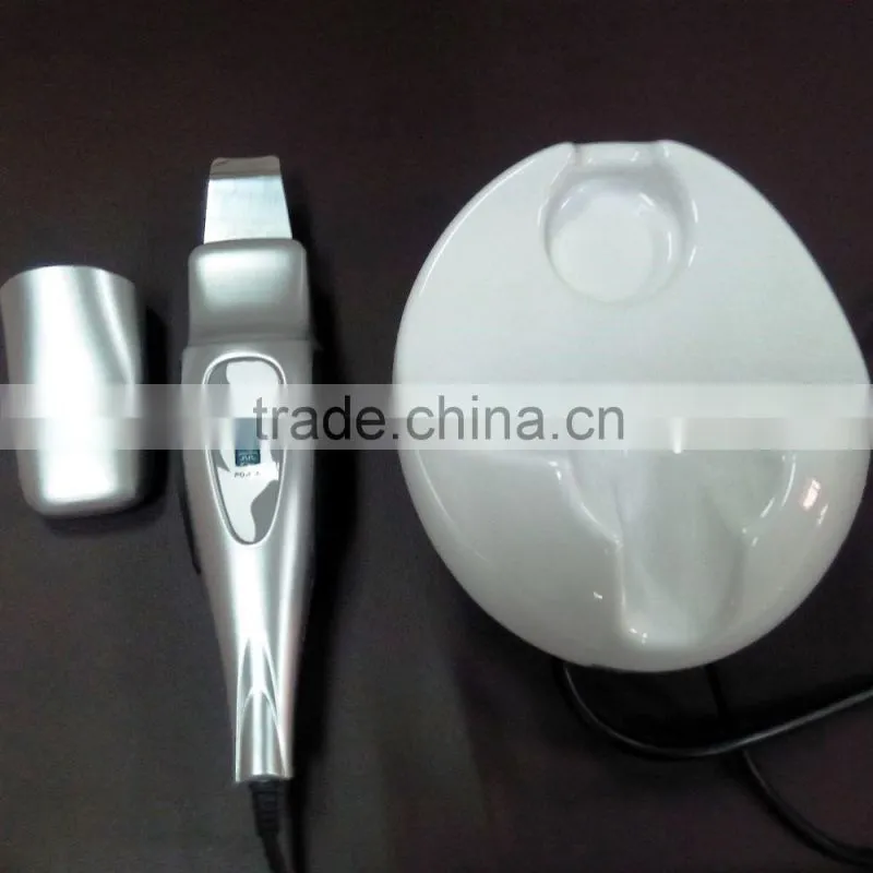 PS-80 mini handle portable deep cleaner ultrasonic skin scrubber/ spatula for ultrasonic scrubber
