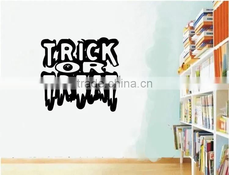 ALFOREVER Halloween Decal-Trick or Treat Decal-Wall Decal,car Decal,Laptop Decal-Halloween Decor