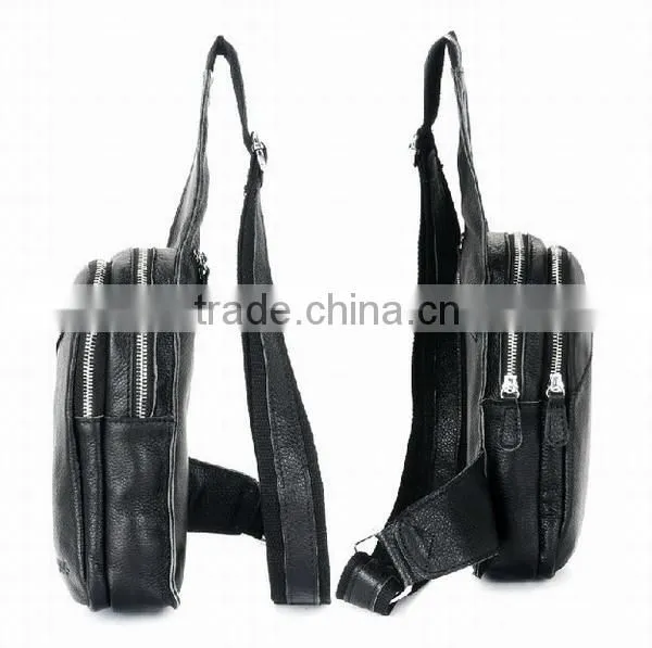 Leather Fanny Waist Packpack Shoulder Clutch Bag Handbag chest waterproof backpack