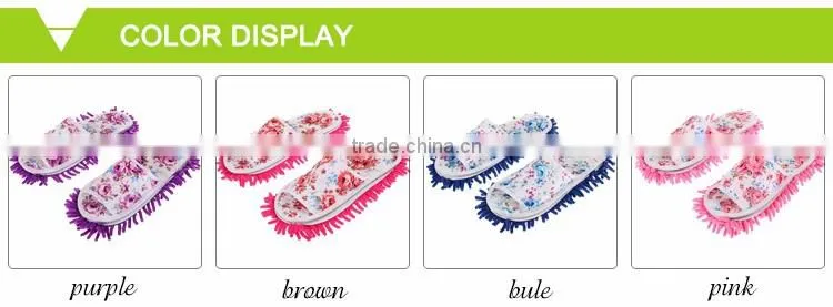 Clean Felt Shoes Cheap Price Kitchen Dust Chenille Mop Slippers