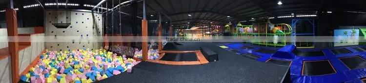 Kids Various New Games Included Large Indoor Children Amusement Park with trampoline, indoor playground and outward bound