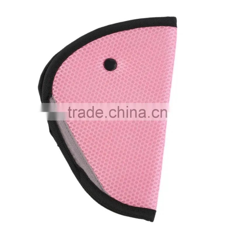 Triangle Baby Car Safety Seat Belts Adjuster Clip Accessories Child Protector RED color pink color send