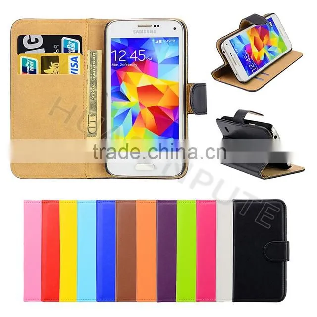 Buy from Factory Dicrectly PU Leather Case for Samsung S5 Mini Leather Case
