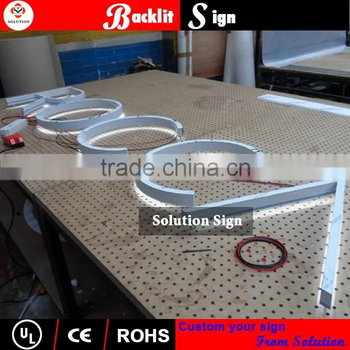 High Quality Custom Name Board Designs Shop Led Sign