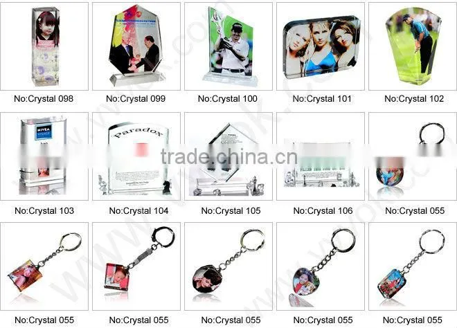 Crystal laser engraving gifts for sale