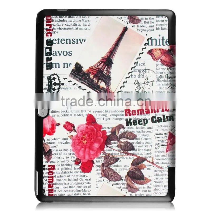 Premium pu leather Smart Stand Case for Huawei MediaPad M2 10.0 with different pattern design