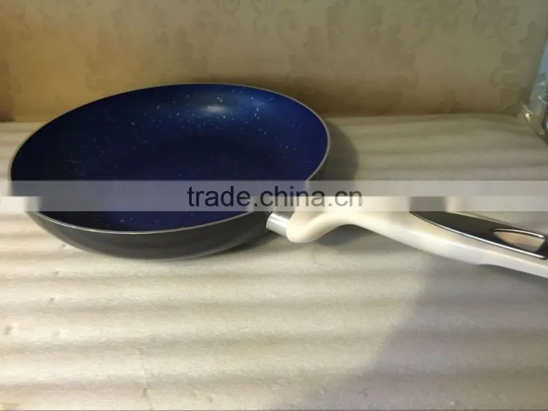Aluminum non stick marble coating cookware stone coating fry pan