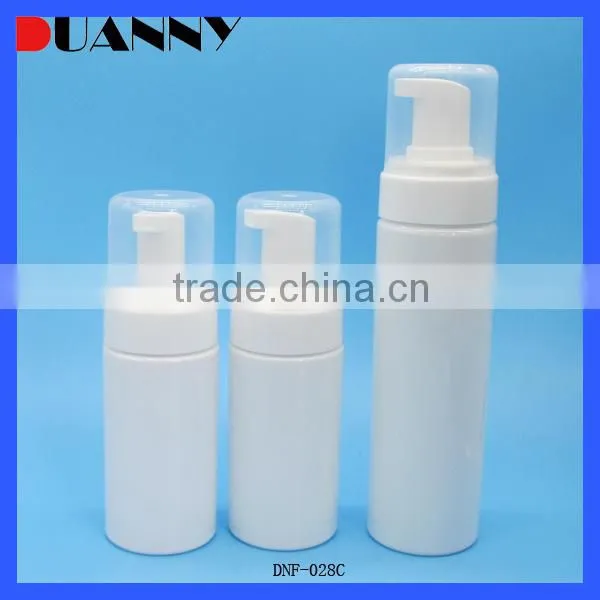 WHITE FROSTED PET FOAM BOTTLES,FOAM APPLICATOR BOTTLE