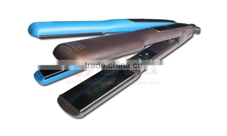 MCH slim Lcd display solar titanium flat iron 450 degrees Straightening Irons Styling Tools Professional Hair Straightener