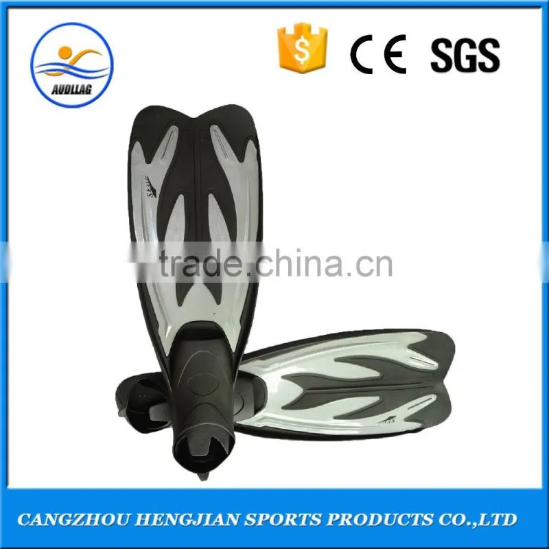 Colorful swimming diving scuba fins