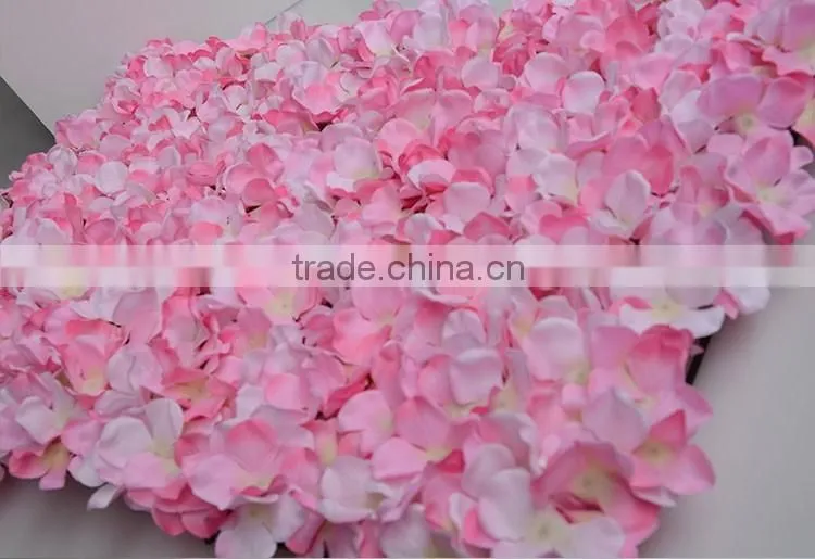 silk artificial hydrangea flower wall wedding decoration backdrop