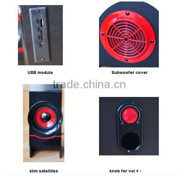 computer multimedia woofer speaker 10watt 2.1 bluetooth