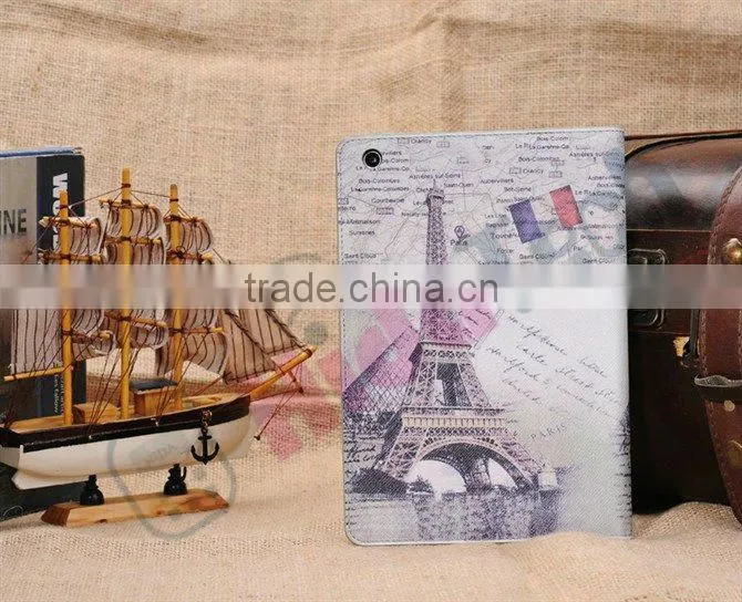 Paris Eiffel Tower Leather Case for iPad Mini,For iPad Mini Leather Case,Eiffel Tower/ Big Ben/ Triumphal Arch/Statue of Liberty