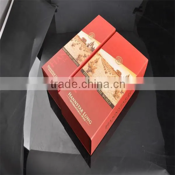 Top quality printing paper wine box