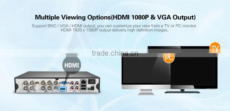 8CH CCTV System 720P DVR 4PCS 1200TVL IR Weatherproof Outdoor CCTV Camera Home Security System Video Surveillance Kits