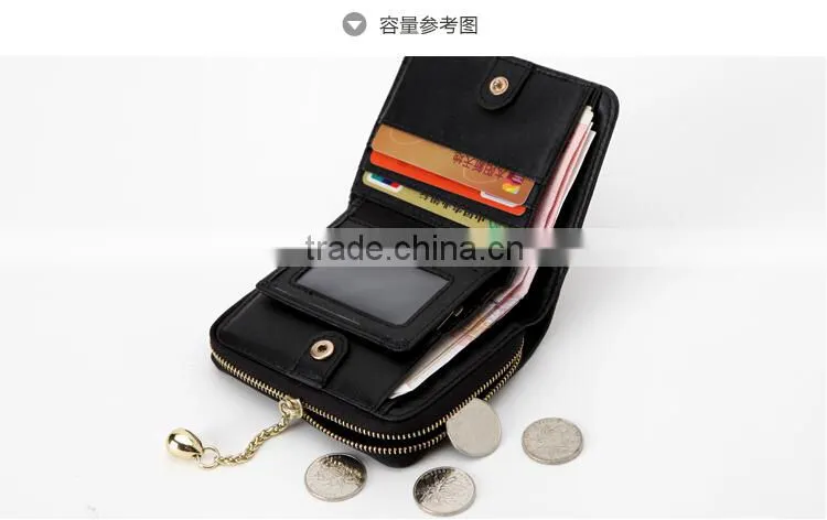 2014 Handmade brand ladies women leather wallet