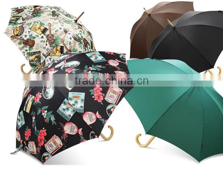 2015 originality printing straight beautiful unisex automatic gift umbrella