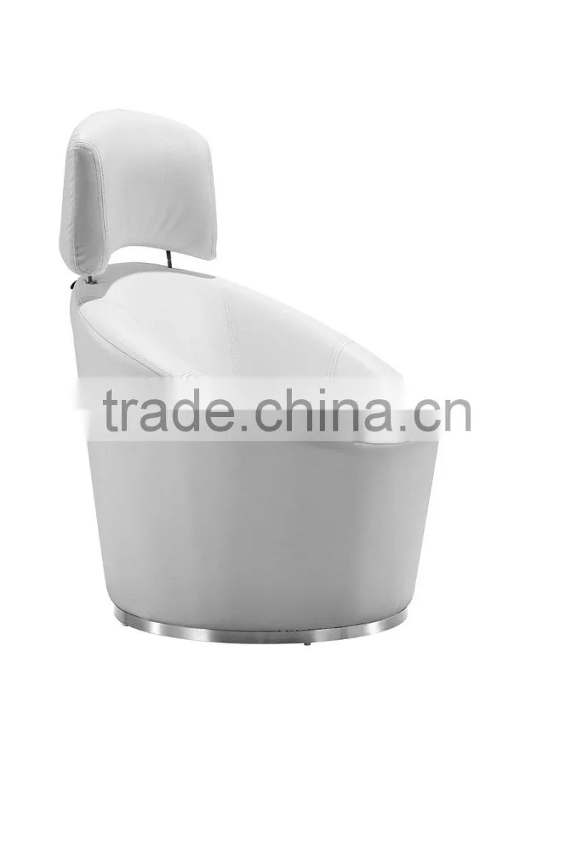 S-55-1 furniture sofa pu sofa white leather sofa