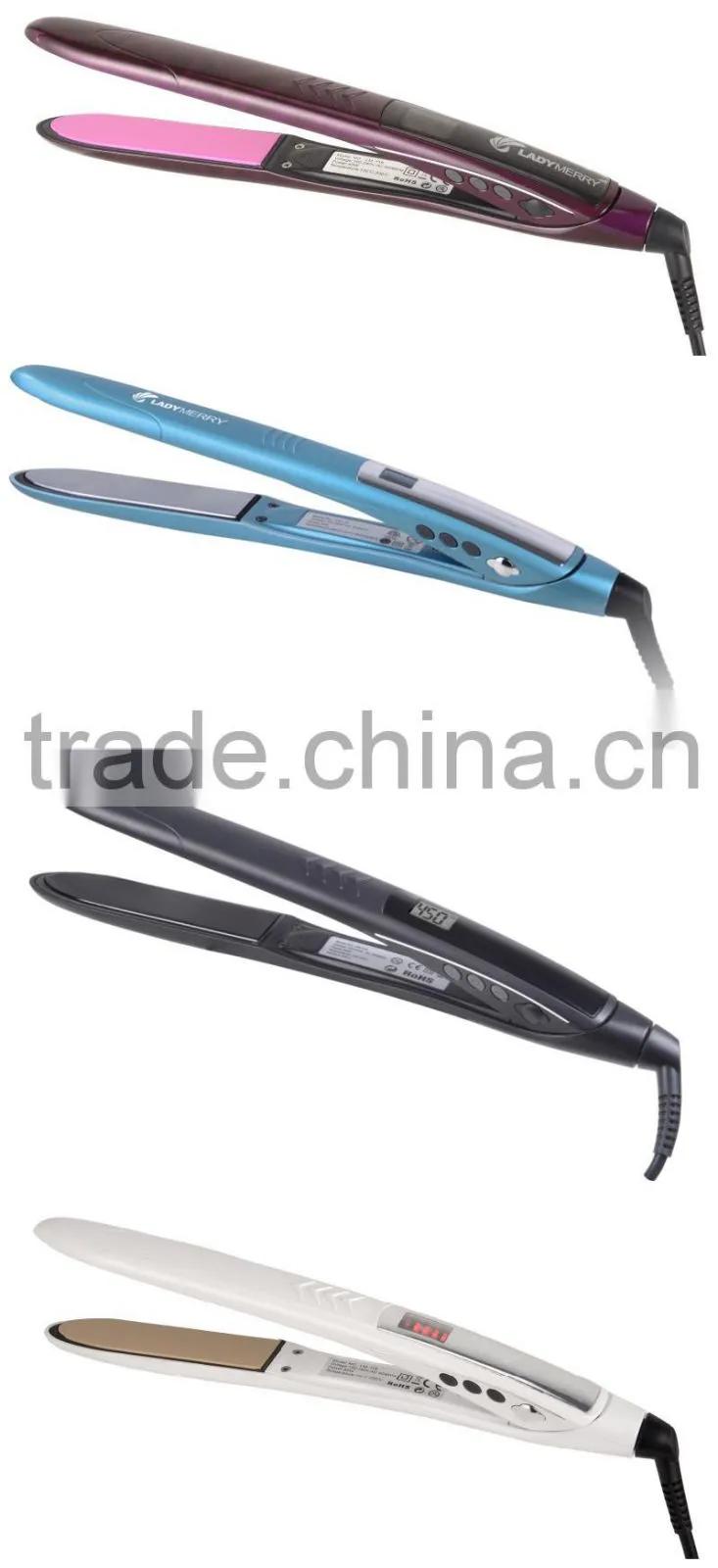 CE/CB/ETL certificates titanium flat iron
