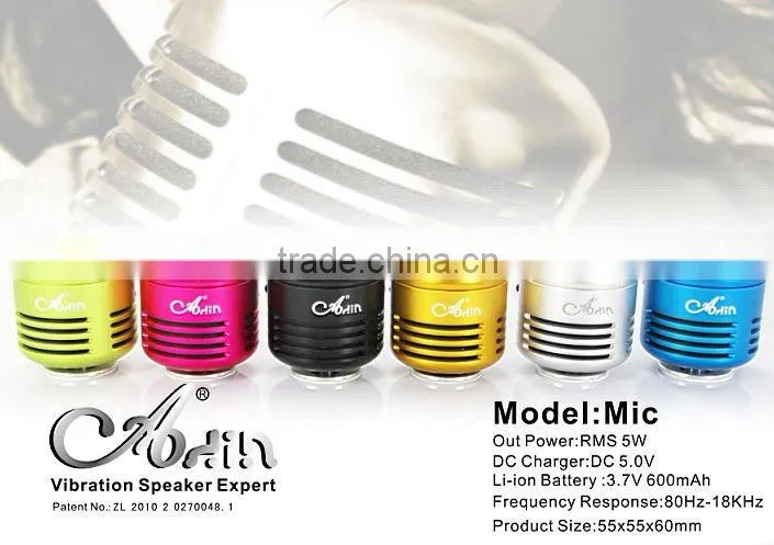 USB Vibration Speaker support TFcard and FM radio function