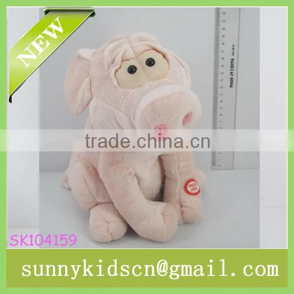 2014 HOT selling animal plush toys plush dog toys power-driven for wholesale plush toys