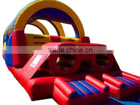customized fun run inflatable obstacle course for sale