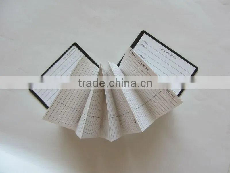 magnetic telephone book indexes