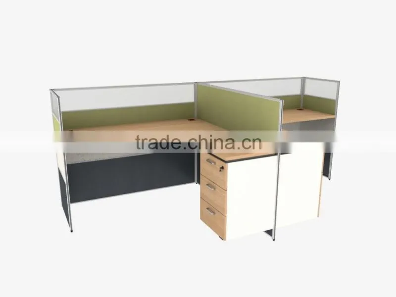 Customized workstation office partition standard size latest office table designs