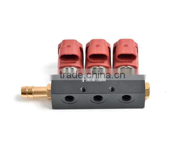 3cyl cng injector rail nozzle for cng car truck