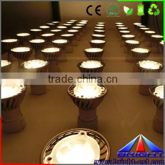 12V DC/AC IP50 spinning aluminum 3w LED light LED spot light