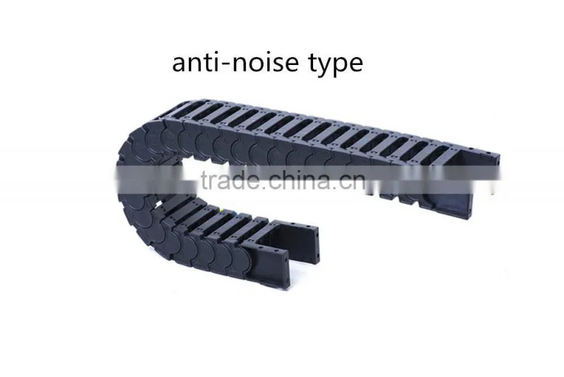 totally enclosed plastic supply chain for machine