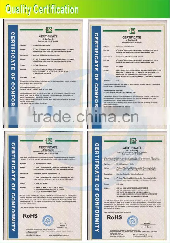 el strip tape,glow el strip finegreen lighting factory making,holesale low price colorful el tape in roll