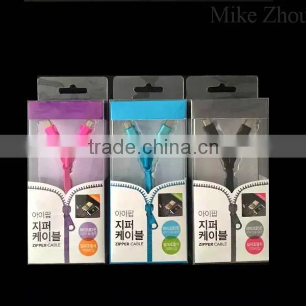 usb cable double micro ports zipple cable for sumsung HTC