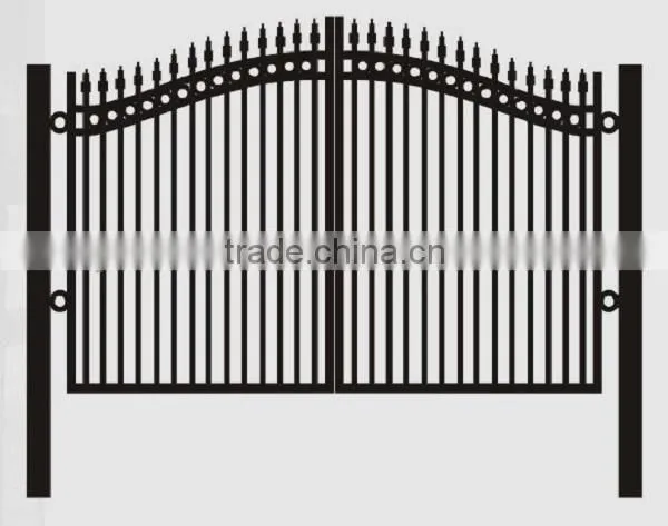 black steel single hook link chain for hanging basket