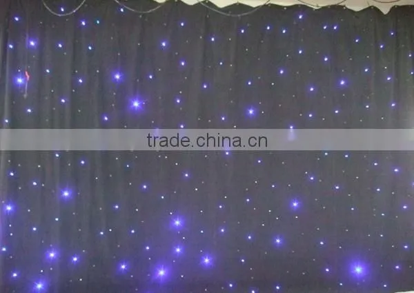 Romantic gobo optional LED Star Curtain