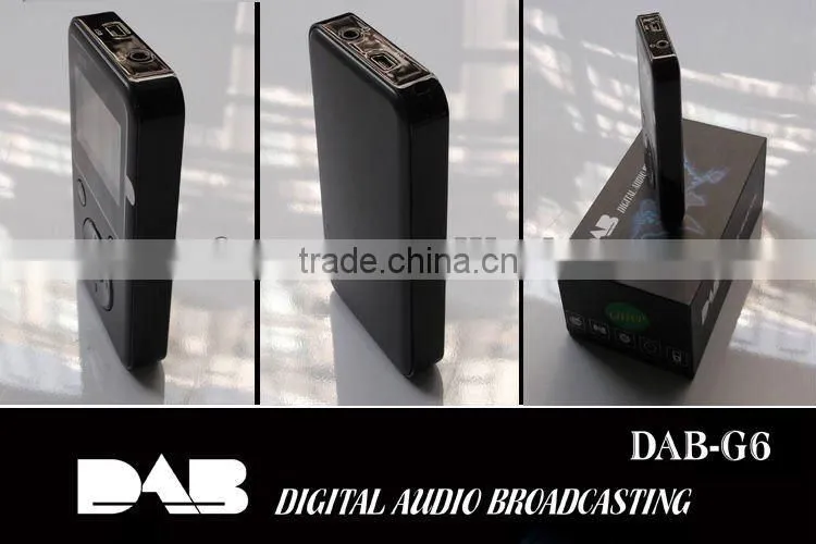 Portable DAB and DAB+ DAB-G6 Digital Radio with MP3 FM