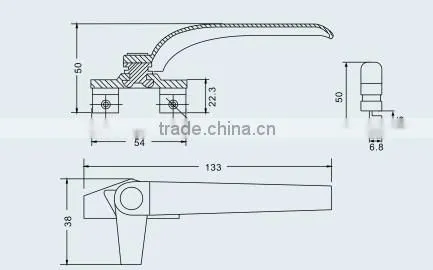 Sliding door parts 2070-D