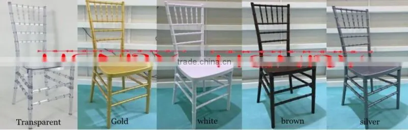 Discount factory price clear wedding tiffany chair for sale