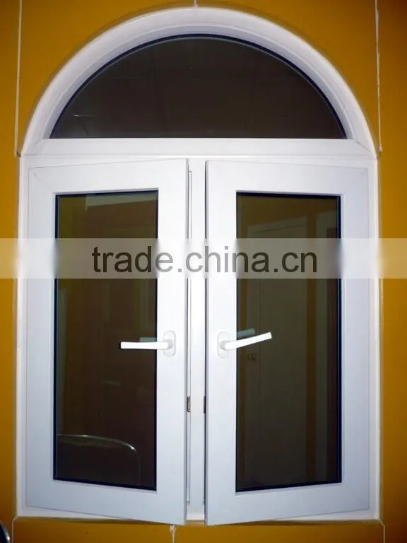Hot economic UPVC fix window and double casement window with high quality/cheap price