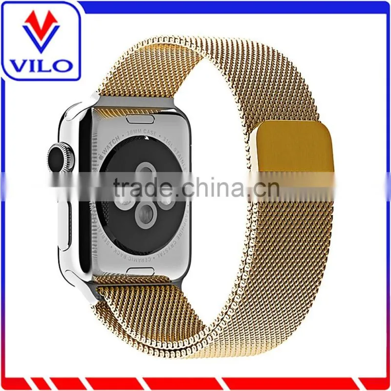 Milanese Loop Strap Link Bracelet Stainless Steel Band For Apple Watch Mesh Wrist Strap